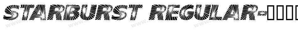 Starburst Regular字体转换